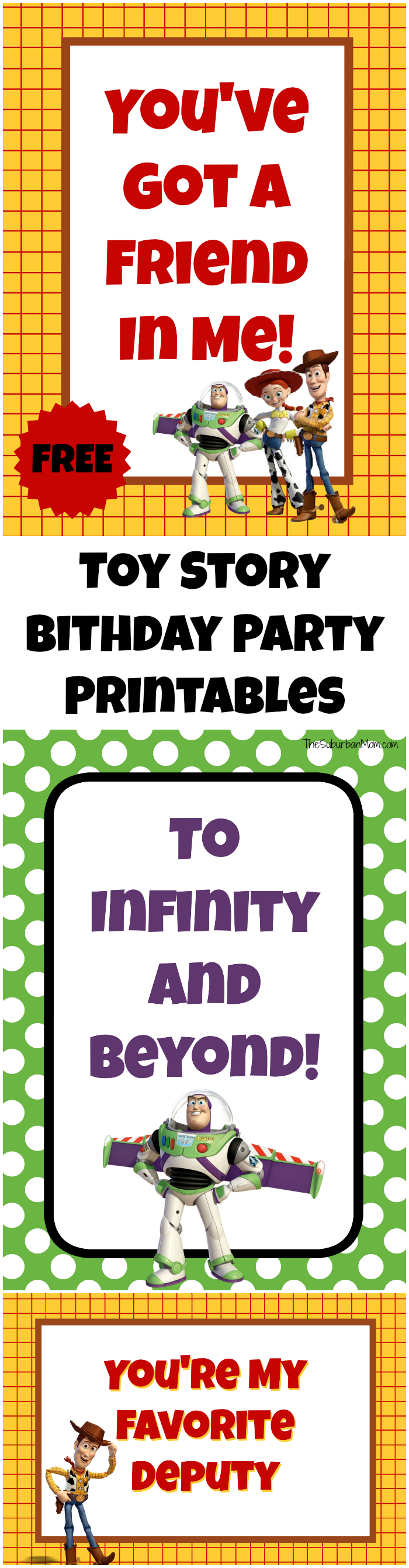free toy story party printables - the suburban mom